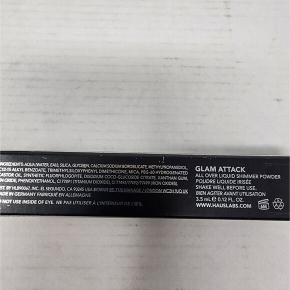 Haus Labs by Lady Gaga Glam Attack Liquid Eyeshadow Long Wear Froze Bronze - Picture 7 of 8